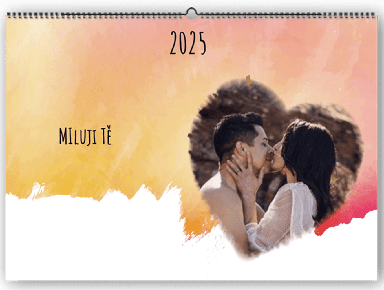 Fotokalendáře z vlastních fotek 2025 jednoduše online - Pro zamilované